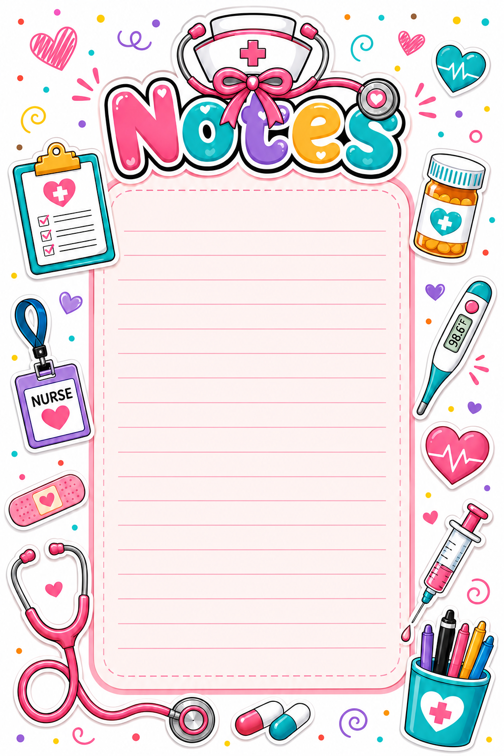 Note Pad-Medical Light