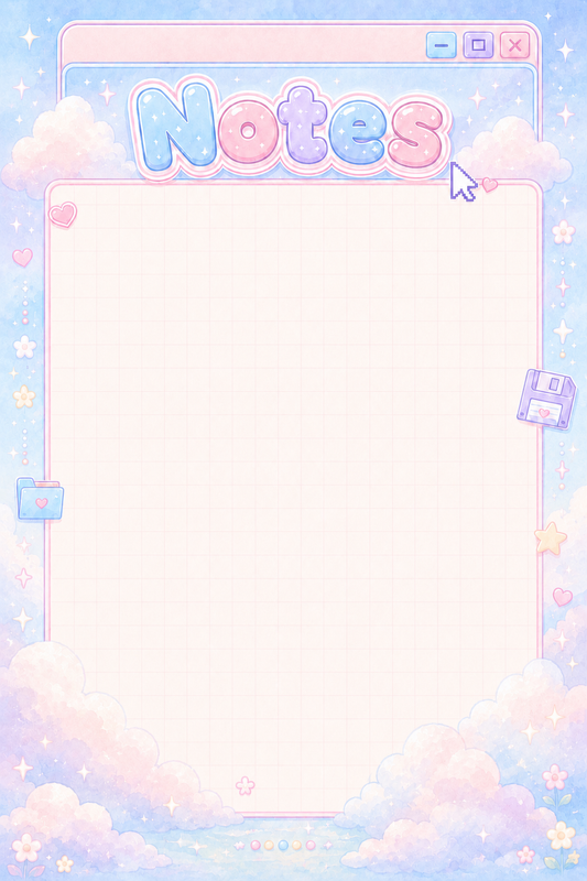 Note Pad-Cloud 9