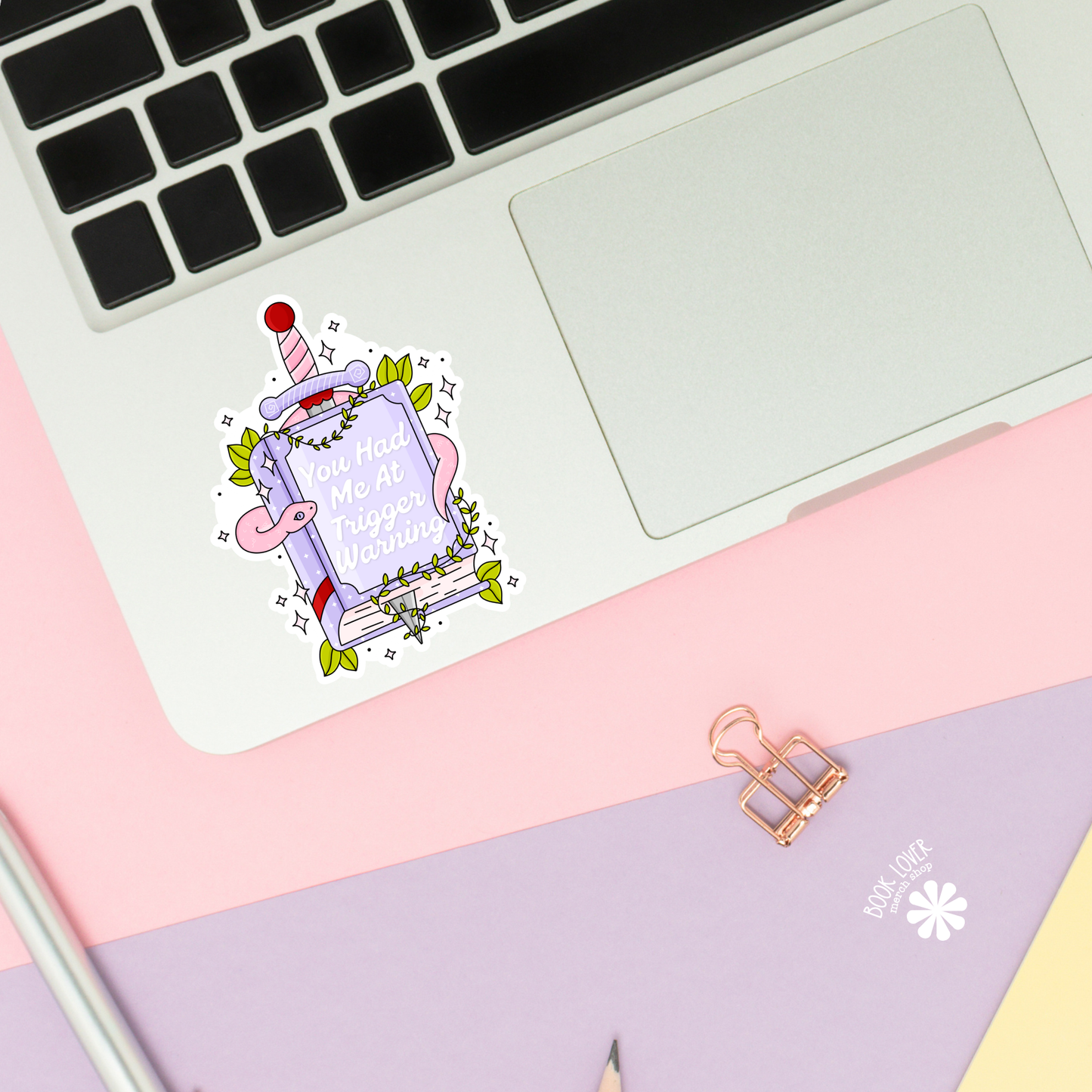 You Had Me At Trigger Warning Stickers / Bookish Stickers