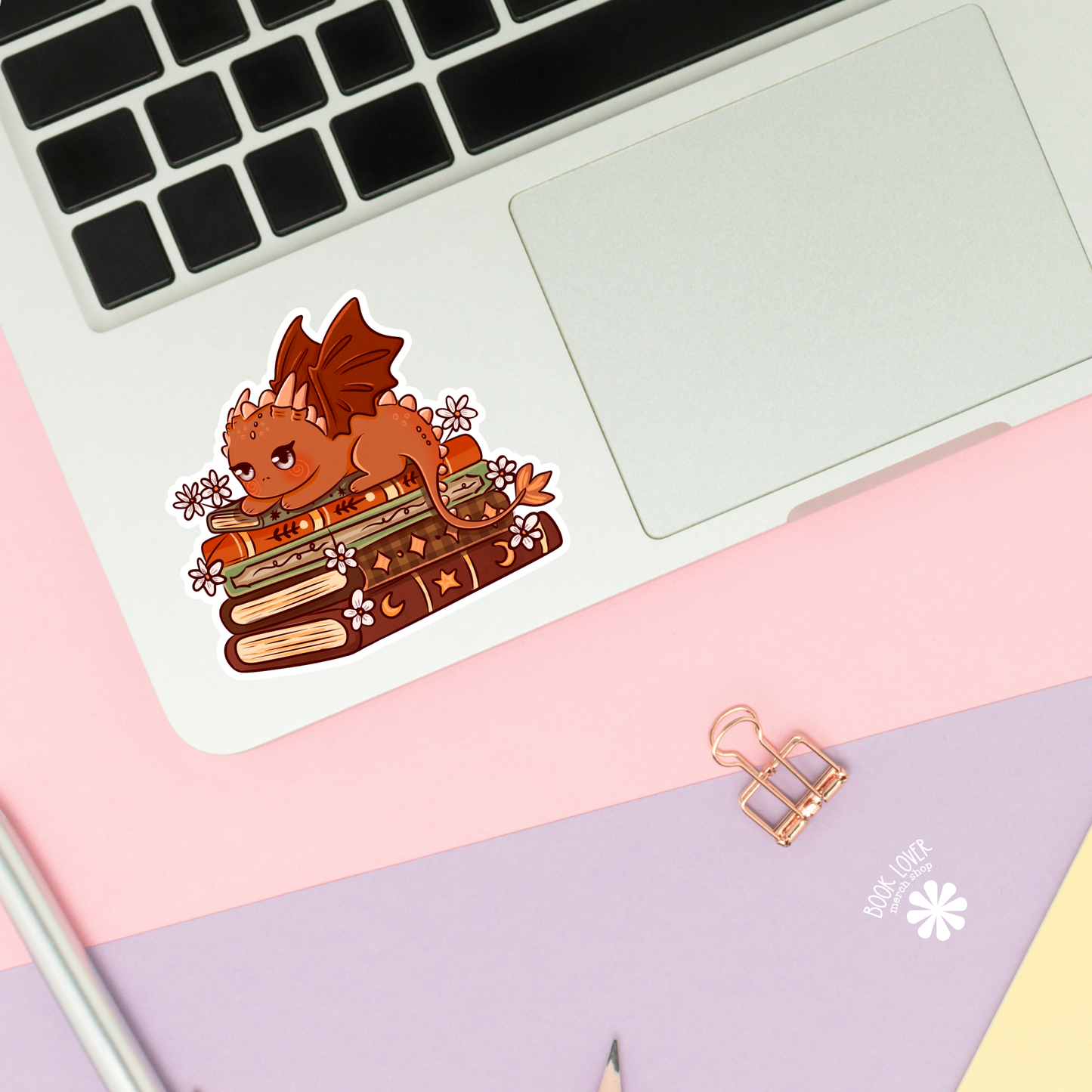 Dragon Books Stickers / Bookish Stickers / Book Lover Gift