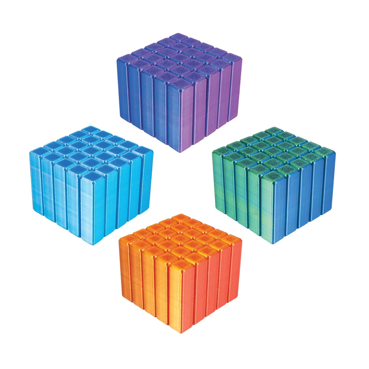 3D PRINTED PIXEL CUBE FIDGET TOY   12/DSP
