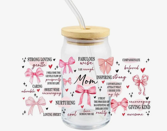 Mom Glass Cup