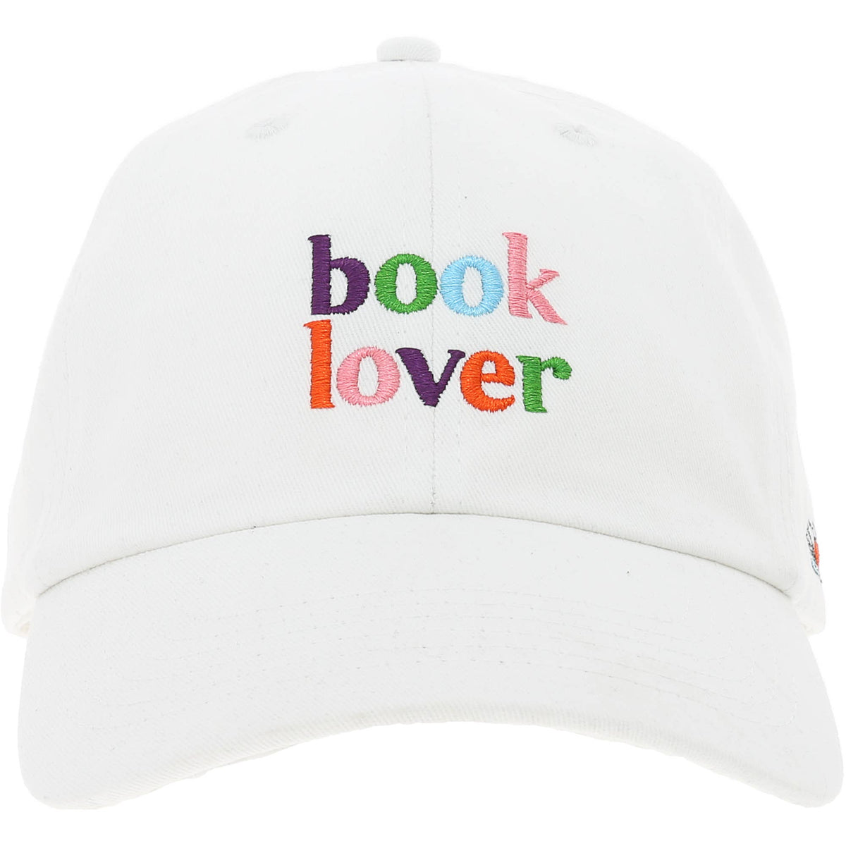 Book Lover - White Adjustable Hat