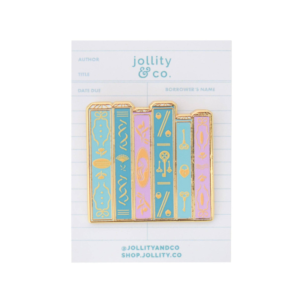 Stack of Books Enamel Pin