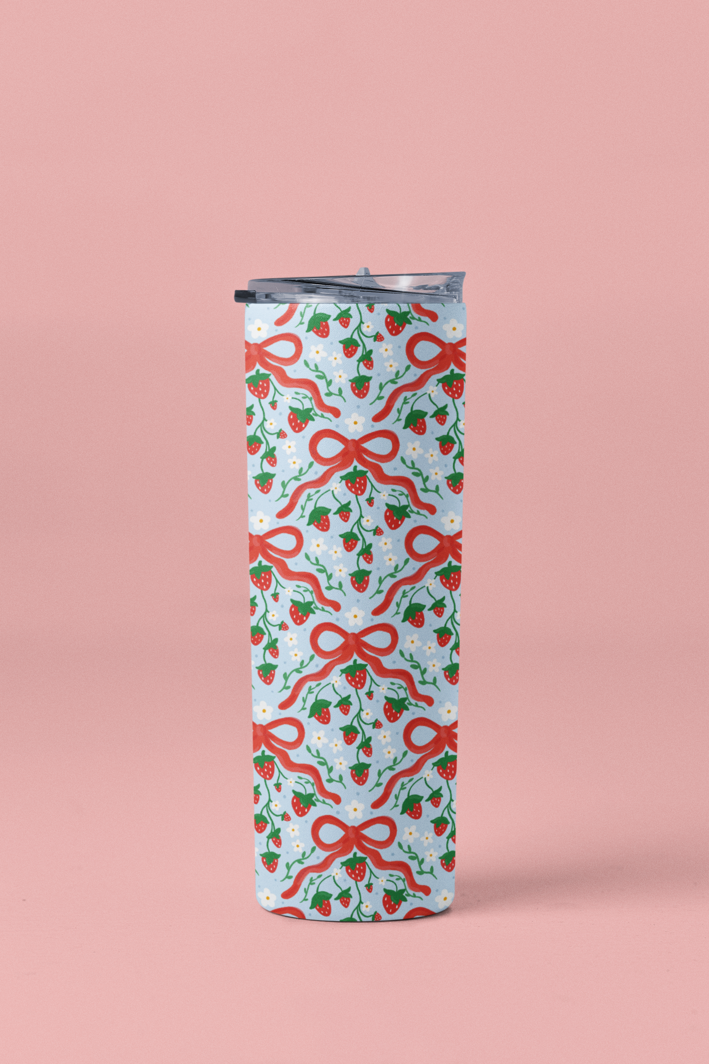Bows & Strawberries Tumbler