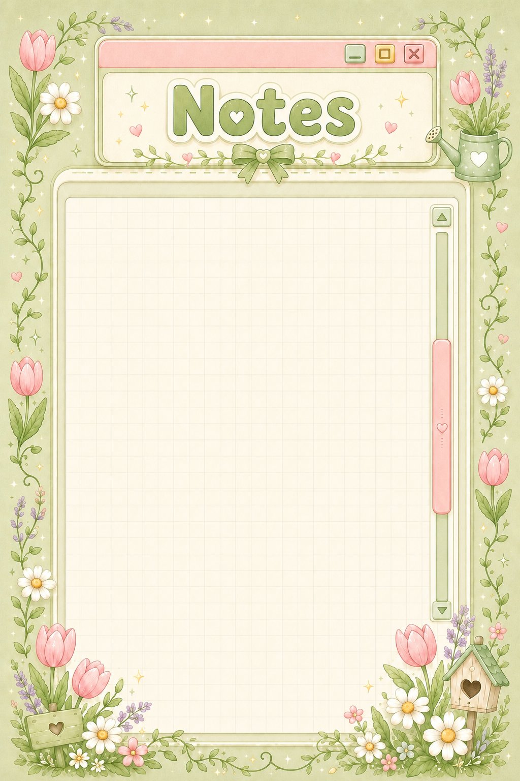 Note Pad-Secret Garden