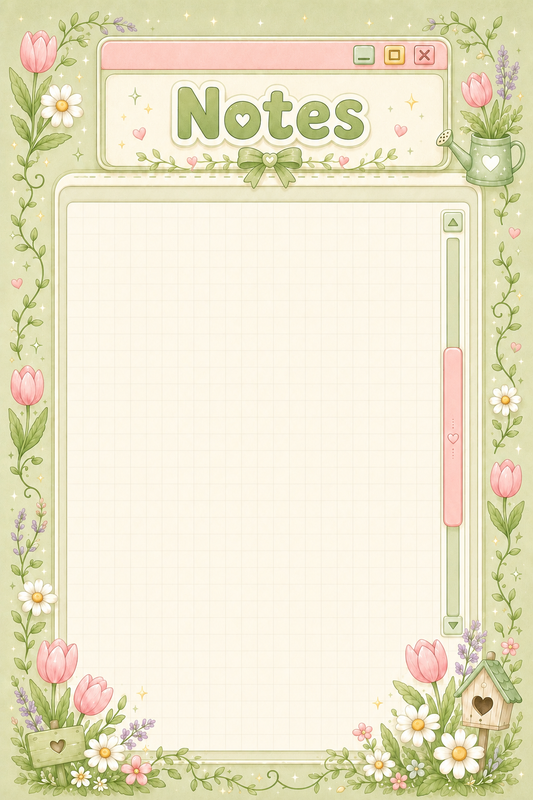 Note Pad-Secret Garden