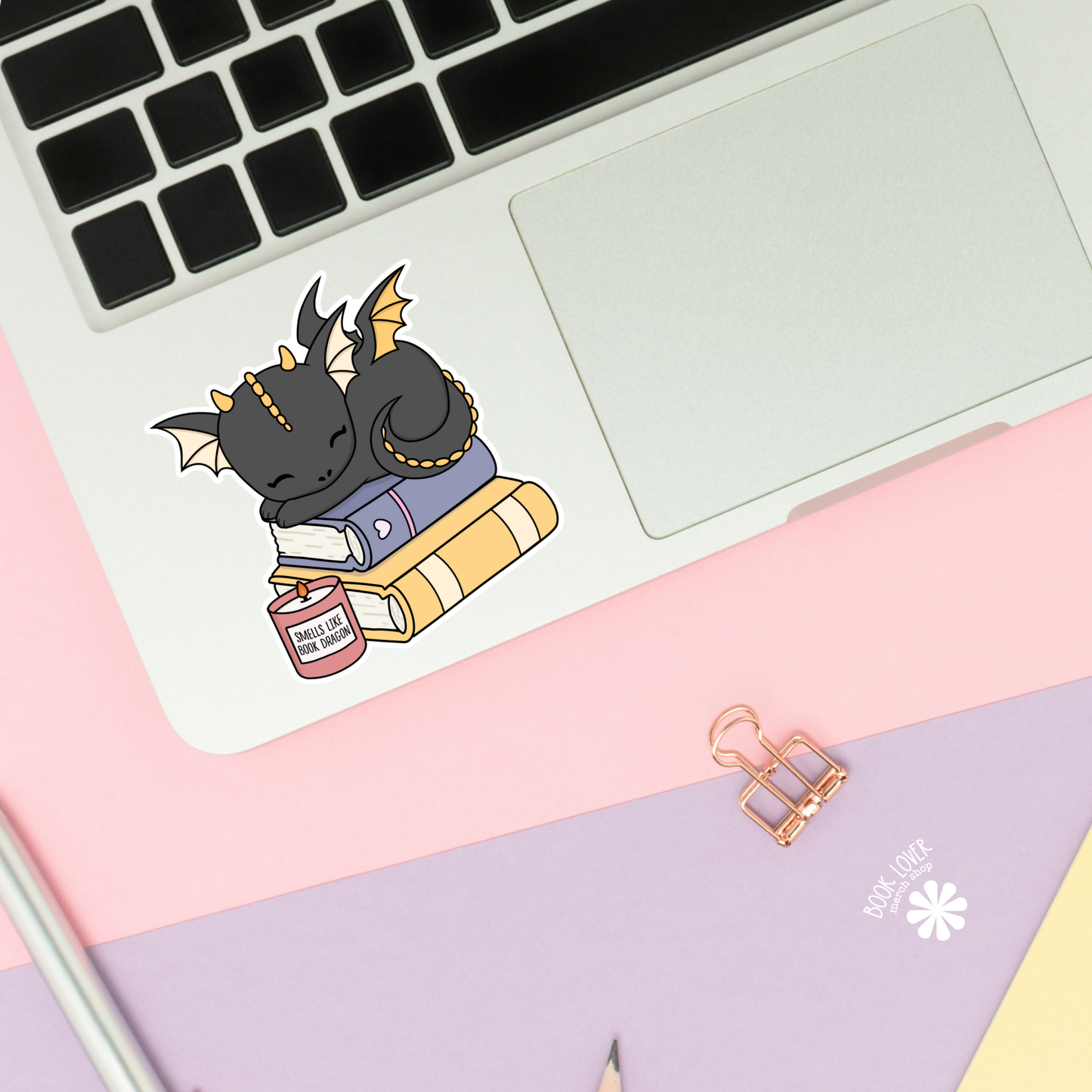Smells Like Book Dragon Stickers / Bookish Stickers