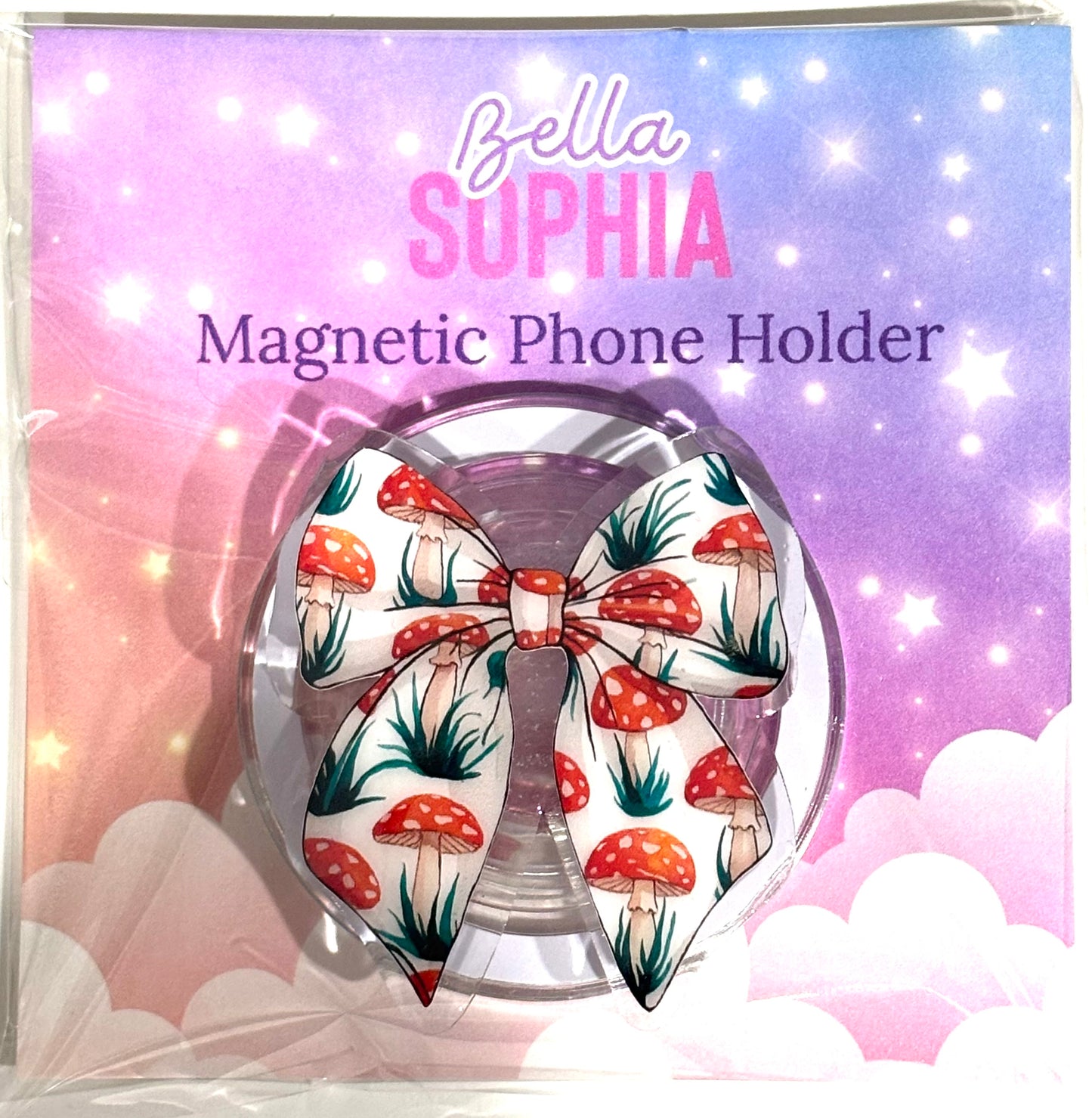 Kindle/Phone Holder -Mushroom Bow