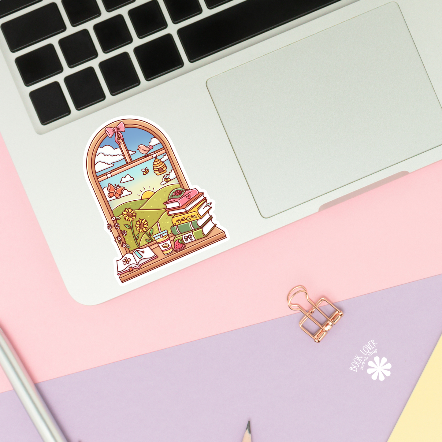 Bookish Summer Window Stickers / Bookish Stickers