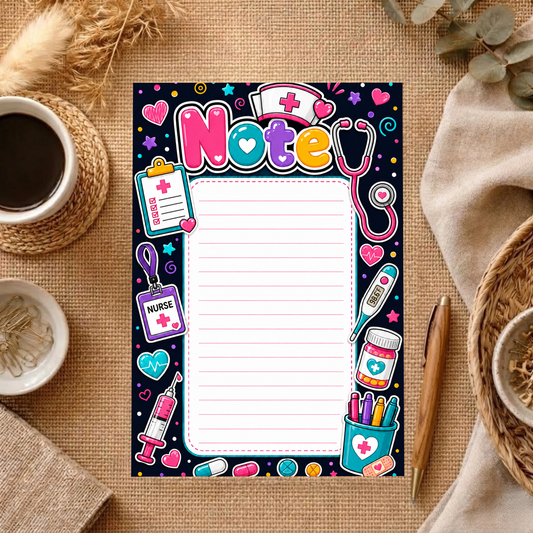 Note Pad-Medical Dark