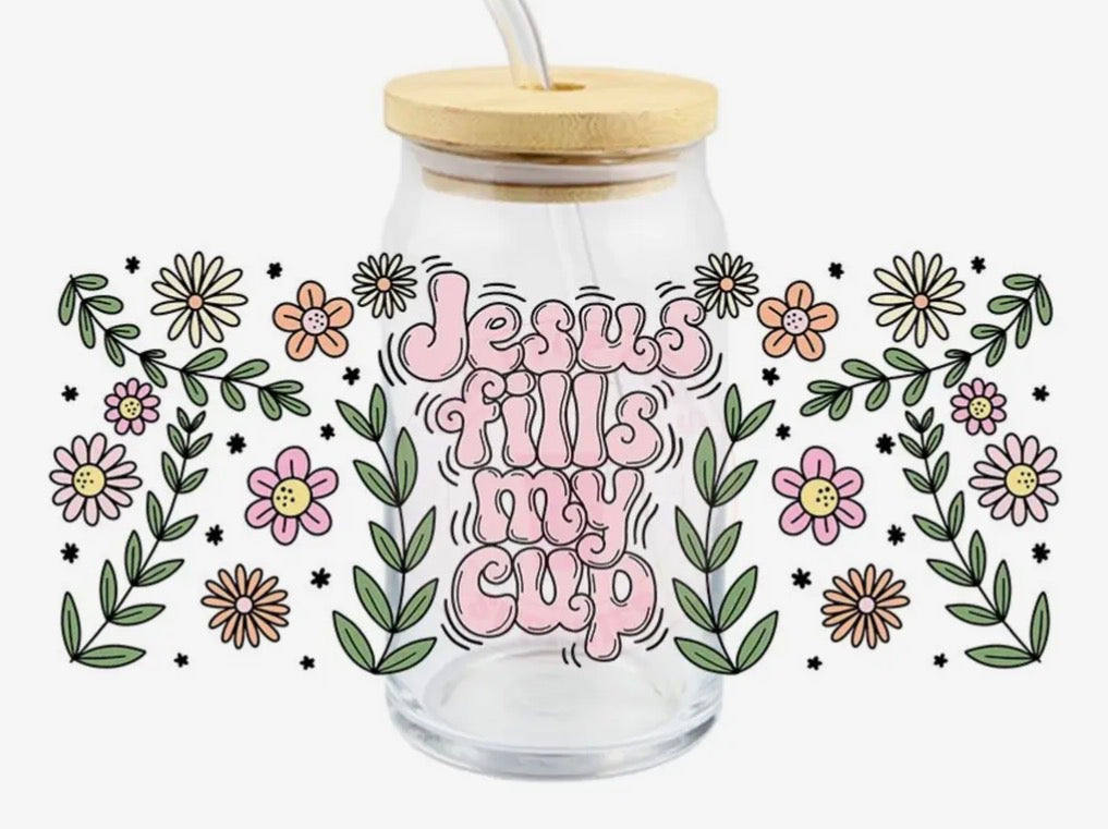 Jesus Glass Cup