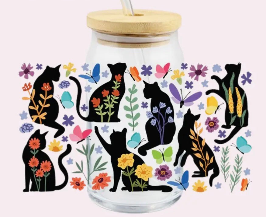 Cat Glass Cup