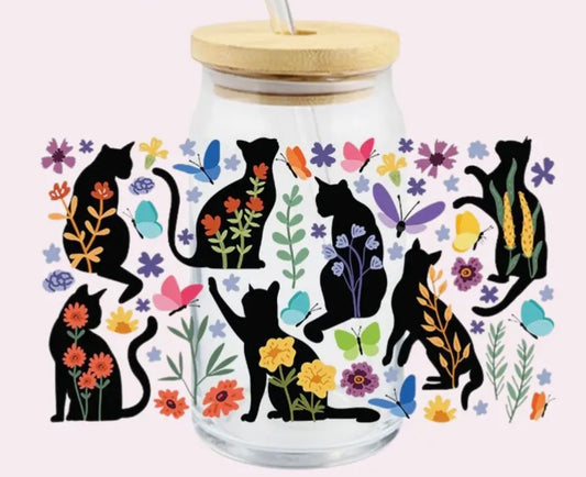 Cat Glass Cup