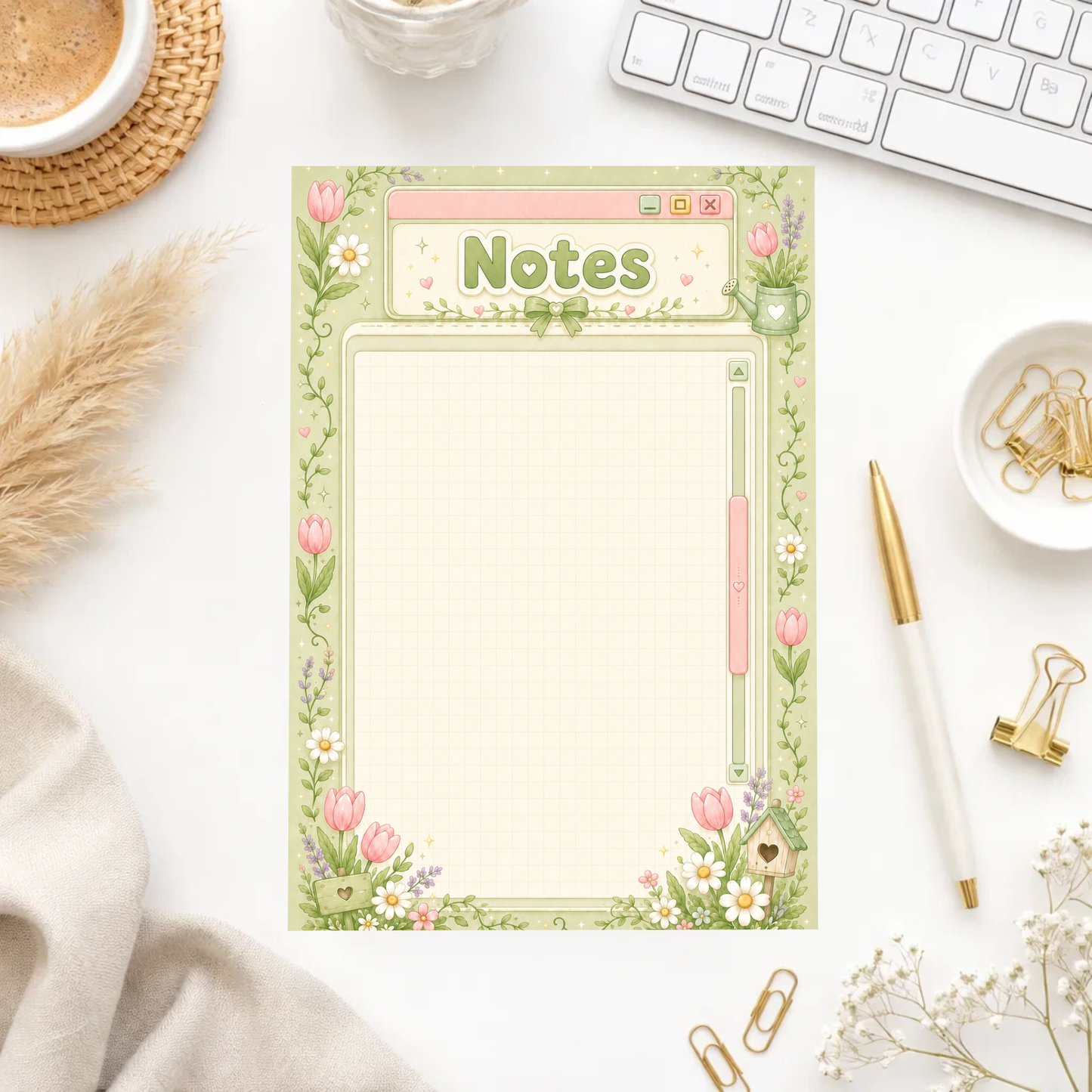 Note Pad-Secret Garden