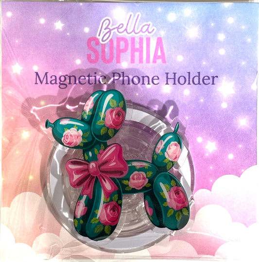 Kindle/Phone Holder -Rose Balloon Dog￼