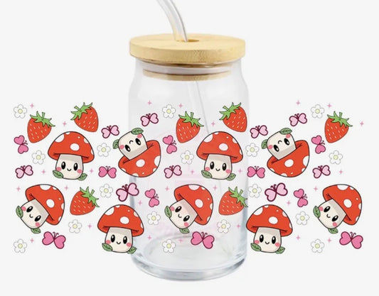 Mushroom Glass Cup