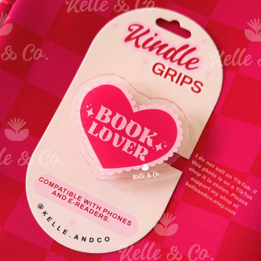 Book lover kindle grip | coquette MagSafe kindle grips