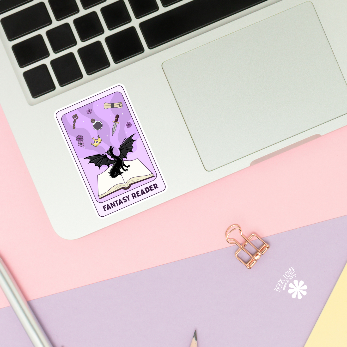 Fantasy Reader Stickers / Bookish Stickers / Book Lover Gift