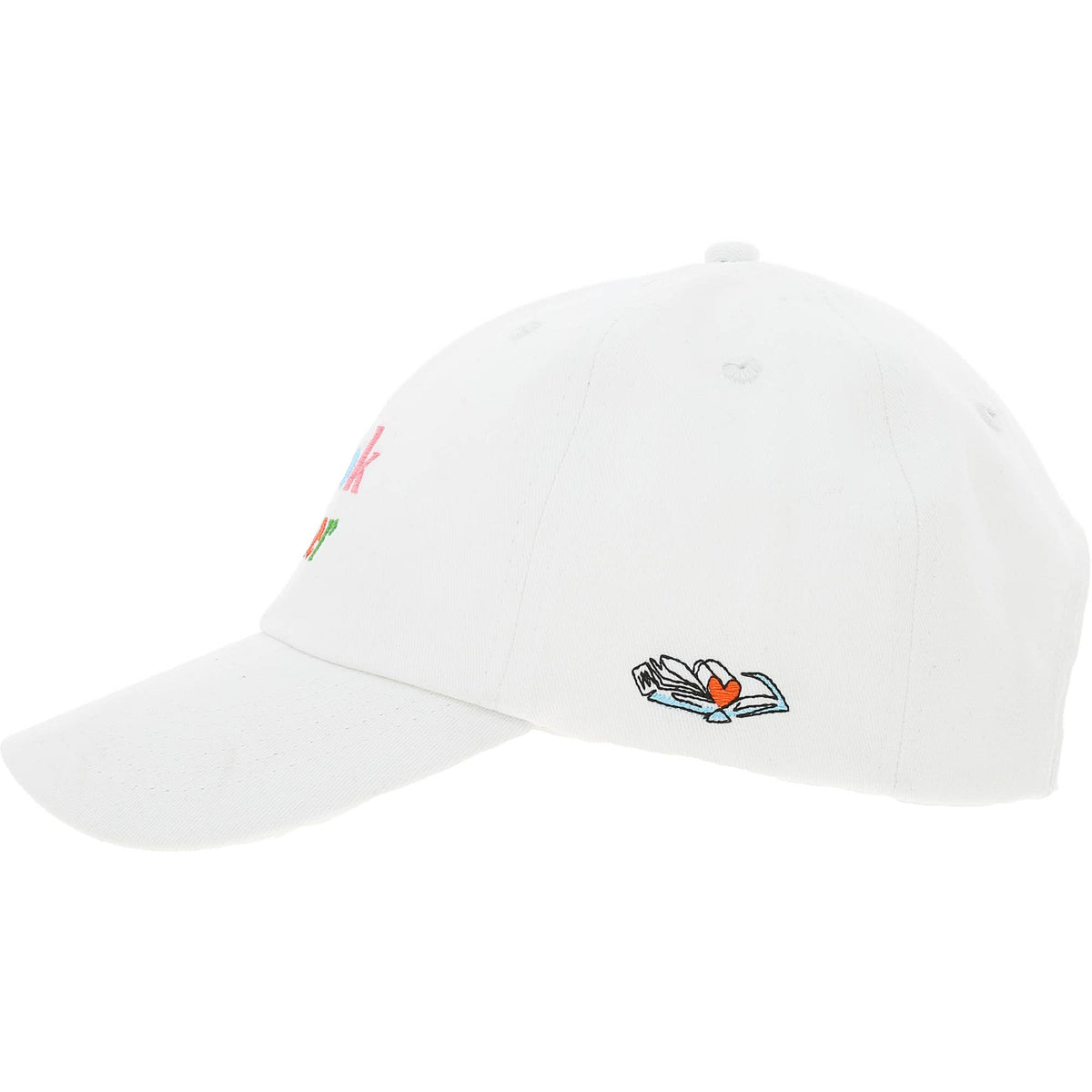 Book Lover - White Adjustable Hat