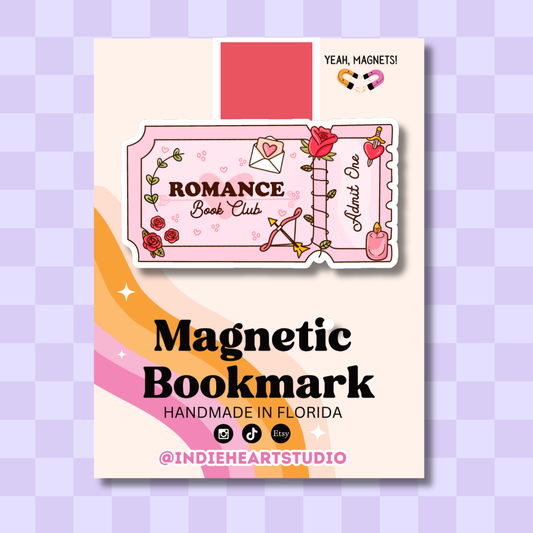 Romance Book Club Magnetic Bookmark | Bookish Romance