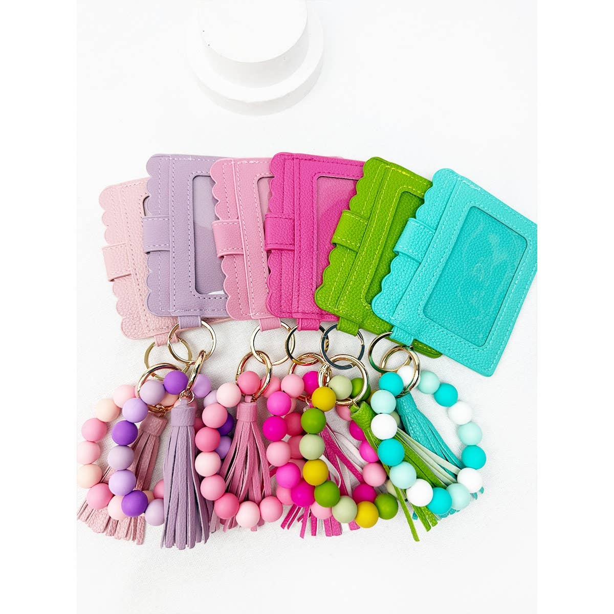 Colorful Palette Wallet Keychain Wristlet