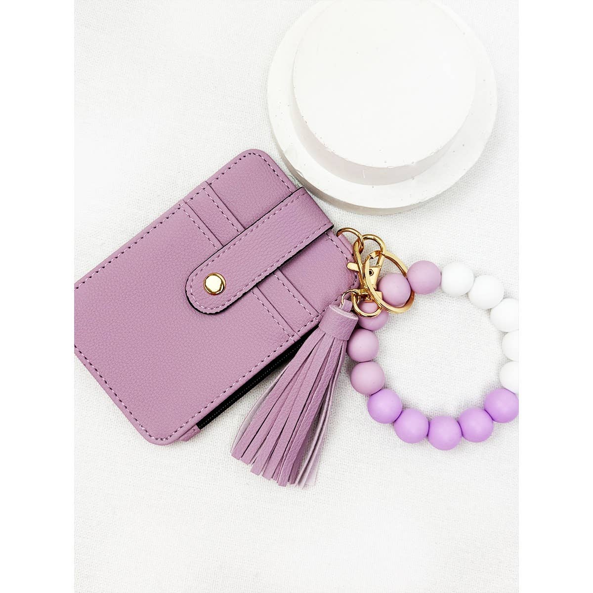 Colorful Palette Wallet Keychain Wristlet