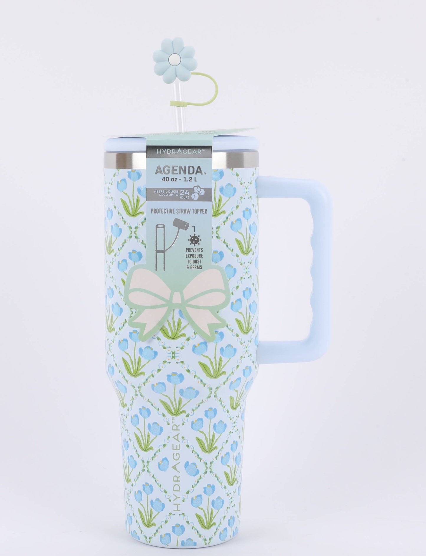 40oz Tumbler with Flower Topper