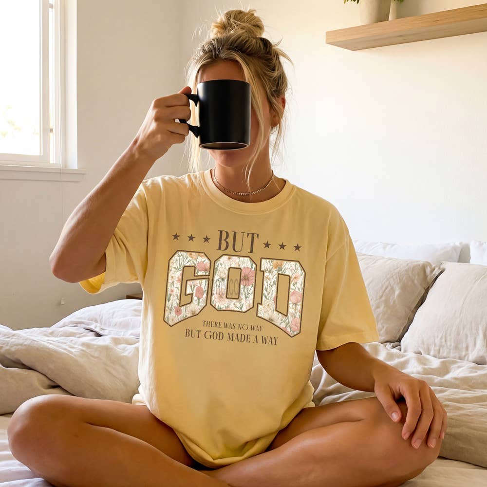 But God Boho DTF Heat Transfer
